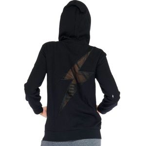 Electric yoga black hoodie. Size small